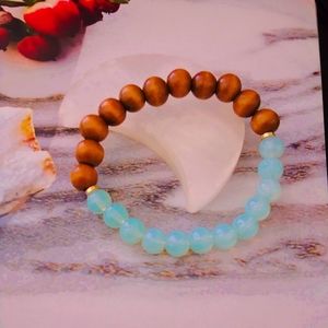 Opalite Moonstone Gemstone Bracelet